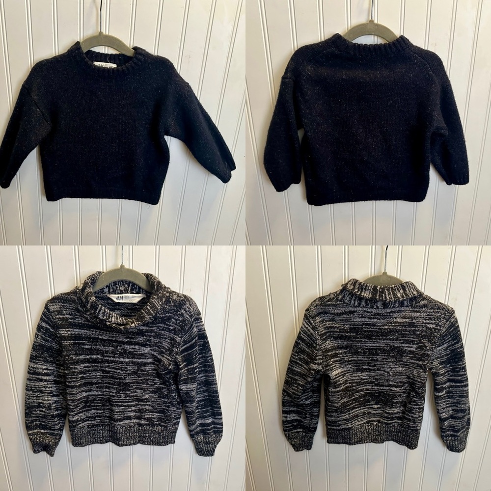 TWO H&M boys toddler 2T sweaters